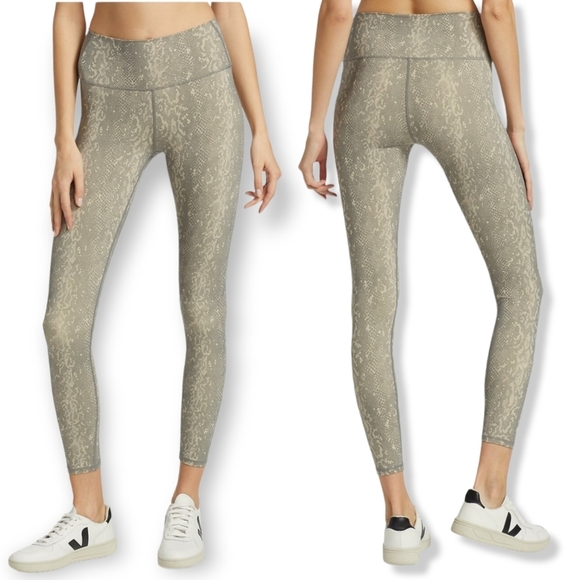 Varley Pants - VARLEY Luna snakeskin print leggings size XL